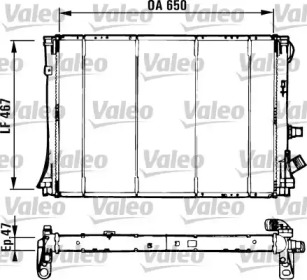 Теплообменник (VALEO: 731529)