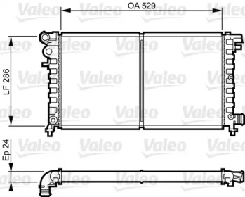 Теплообменник (VALEO: 731530)