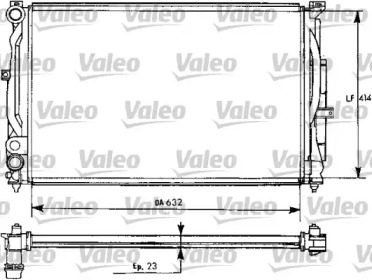 Теплообменник (VALEO: 731537)