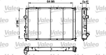 Теплообменник (VALEO: 731538)