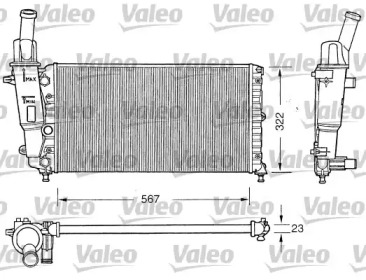 Теплообменник (VALEO: 731558)