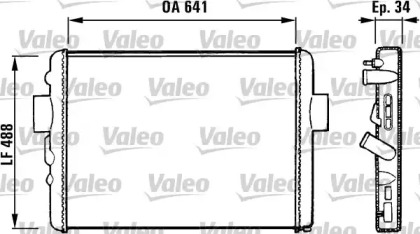 Теплообменник (VALEO: 731572)