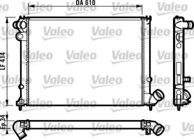 Теплообменник (VALEO: 731573)