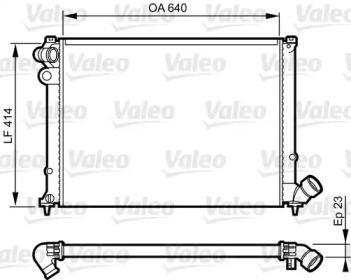 Теплообменник (VALEO: 731574)