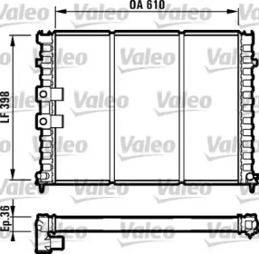 Теплообменник (VALEO: 731584)