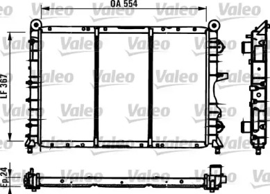 Теплообменник (VALEO: 731590)