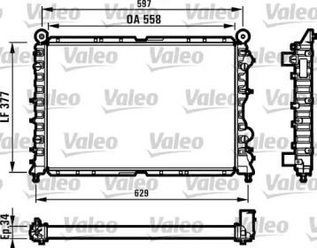 Теплообменник (VALEO: 731591)