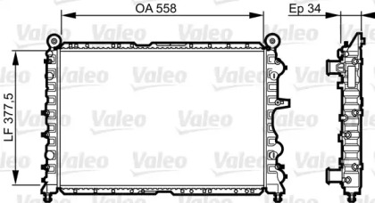 Теплообменник (VALEO: 731592)