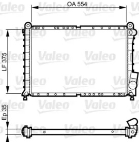 Теплообменник (VALEO: 731593)