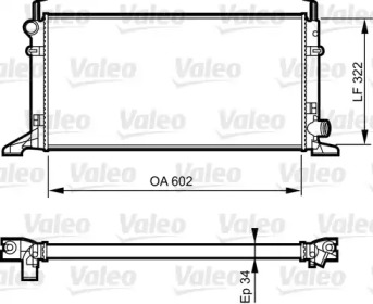 Теплообменник (VALEO: 731594)