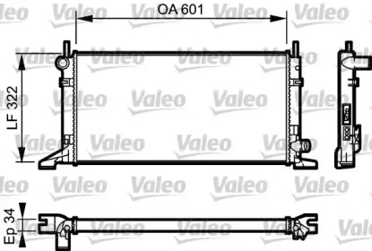 Теплообменник (VALEO: 731595)