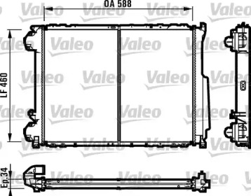 Теплообменник (VALEO: 731604)