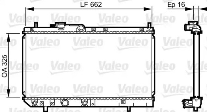 Теплообменник (VALEO: 731620)