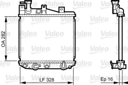 Теплообменник (VALEO: 731622)