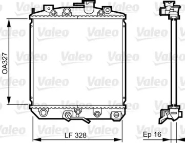 Теплообменник (VALEO: 731623)