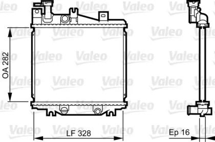 Теплообменник (VALEO: 731625)