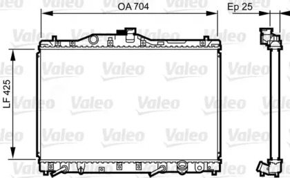 Теплообменник (VALEO: 731629)