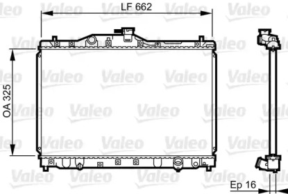 Теплообменник (VALEO: 731630)