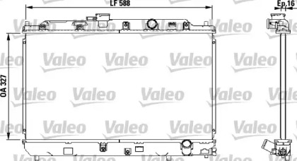 Теплообменник (VALEO: 731634)