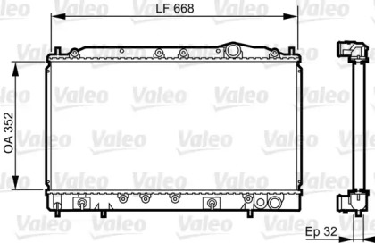 Теплообменник (VALEO: 731638)