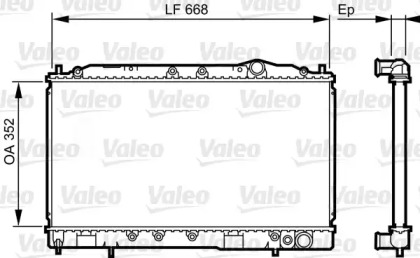 Теплообменник (VALEO: 731639)