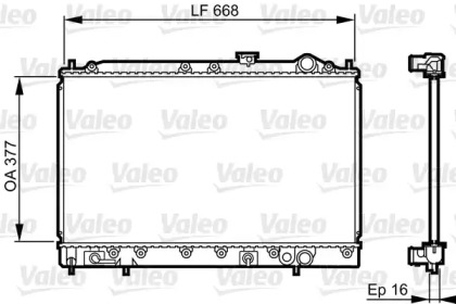 Теплообменник (VALEO: 731642)