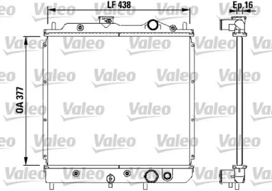 Теплообменник (VALEO: 731646)