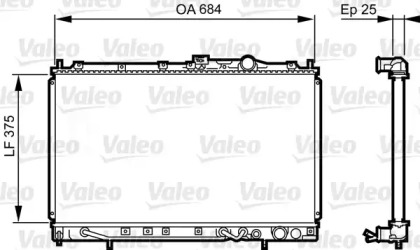 Теплообменник (VALEO: 731649)