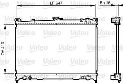 Теплообменник (VALEO: 731654)