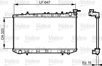 Теплообменник (VALEO: 731664)