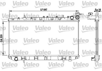 Теплообменник (VALEO: 731670)