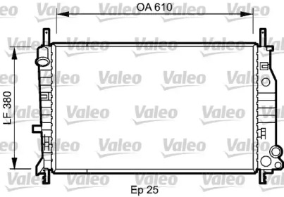 Теплообменник (VALEO: 731724)