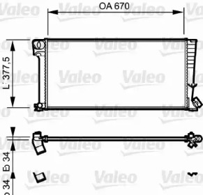 Теплообменник (VALEO: 731743)