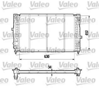 Теплообменник (VALEO: 731755)