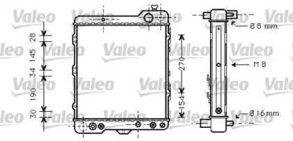 Теплообменник (VALEO: 731760)