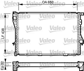 Теплообменник (VALEO: 731766)