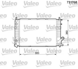 Теплообменник (VALEO: 731768)