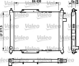 Теплообменник (VALEO: 731815)