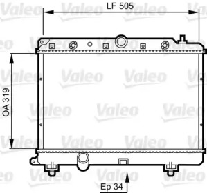 Теплообменник (VALEO: 731817)