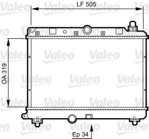 Теплообменник (VALEO: 731820)