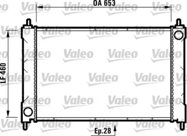 Теплообменник (VALEO: 731825)