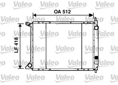 Теплообменник (VALEO: 731826)