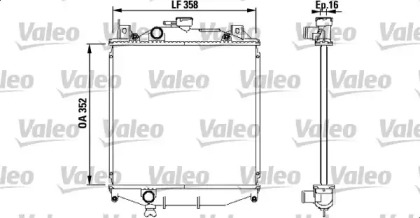 Теплообменник (VALEO: 731828)