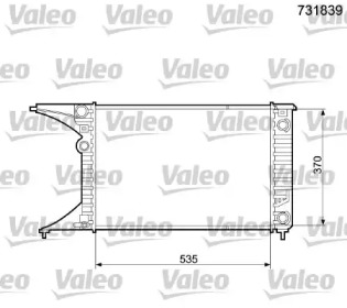 Теплообменник (VALEO: 731839)