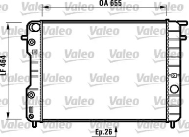 Теплообменник (VALEO: 731840)