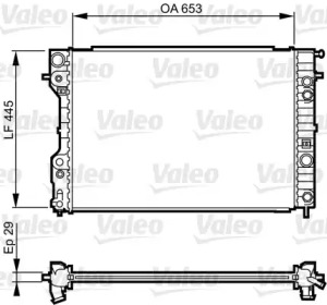 Теплообменник (VALEO: 731841)