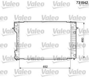 Теплообменник (VALEO: 731842)