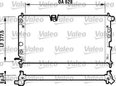 Теплообменник (VALEO: 731847)