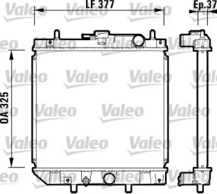 Теплообменник (VALEO: 731857)