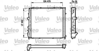 Теплообменник (VALEO: 731910)